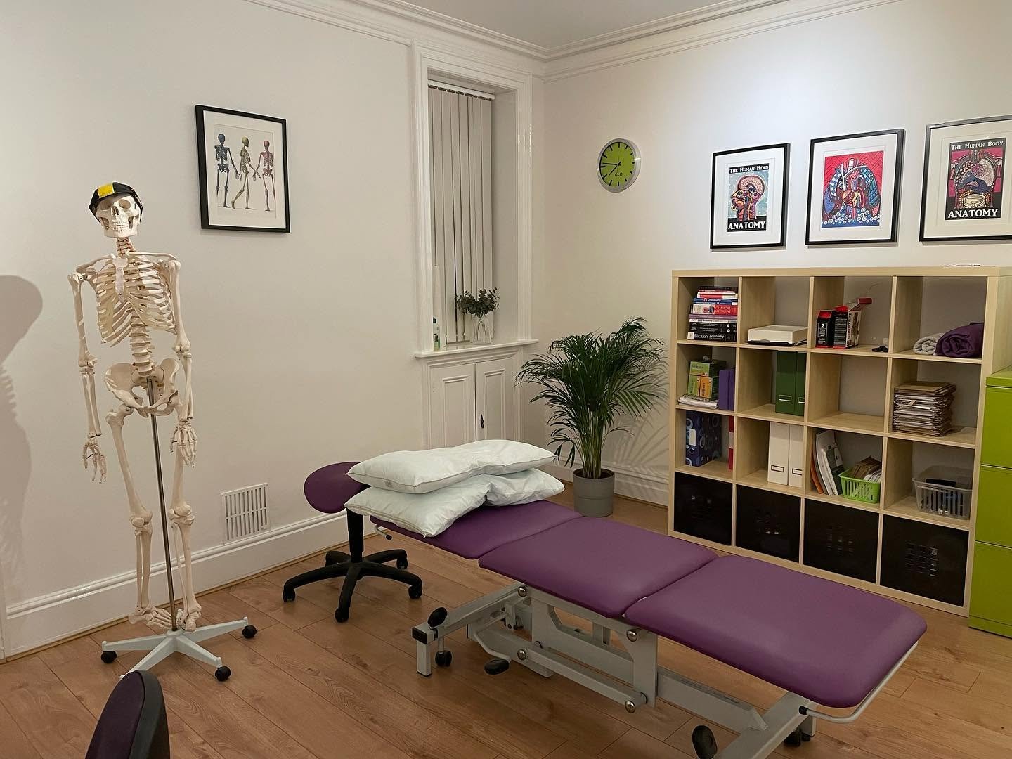 Treatment room at Silsden Osteopathy